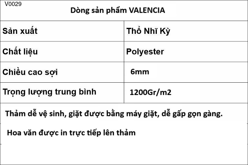 Thảm trải sàn V0029