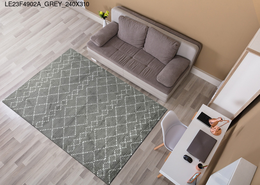 Thảm sợi ngắn LE23F4902A_GREY_240X310